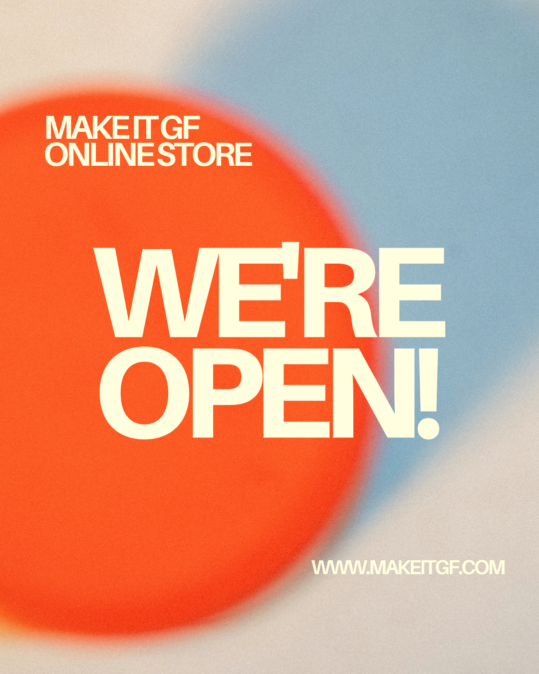 The online store at www.makeitgf.com is now open